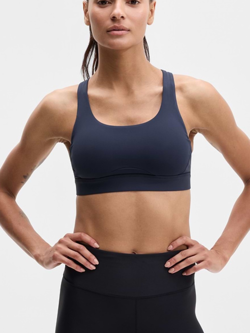 Athleta Interval Bra A-C Cups - Navy